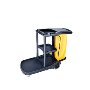 Hotel multi-purpose cleaning cart with replaceable bags