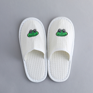 Hotel Big Checked Waffle Slipper