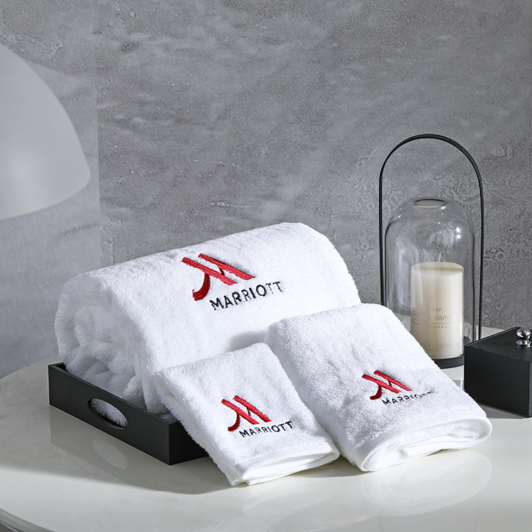 Hotel Customize Guest Room Bath Hand FaceTowel 