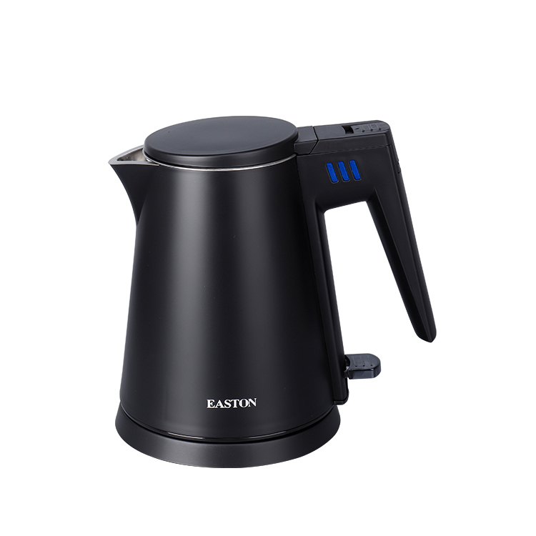 Hotel 304 S/s 0.6L Double Wall Black Antiscald Electric Kettle