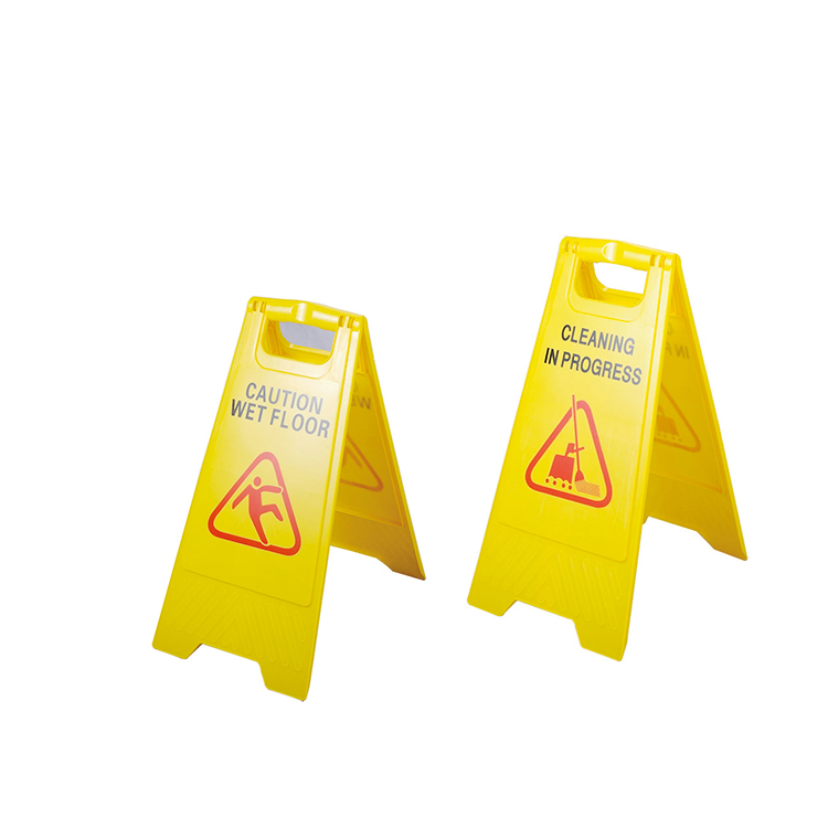 Plastic Caution Wet Floor Sign,Plastic Warning Sign Hotel Foldable Signs