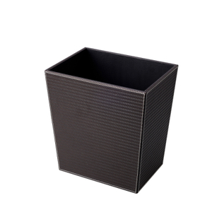 Easy To Clean Coffee Color Waste Bin for Bedroom Hotel