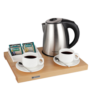 High Quality Kettle Wooden Tray Set for Hotel 
